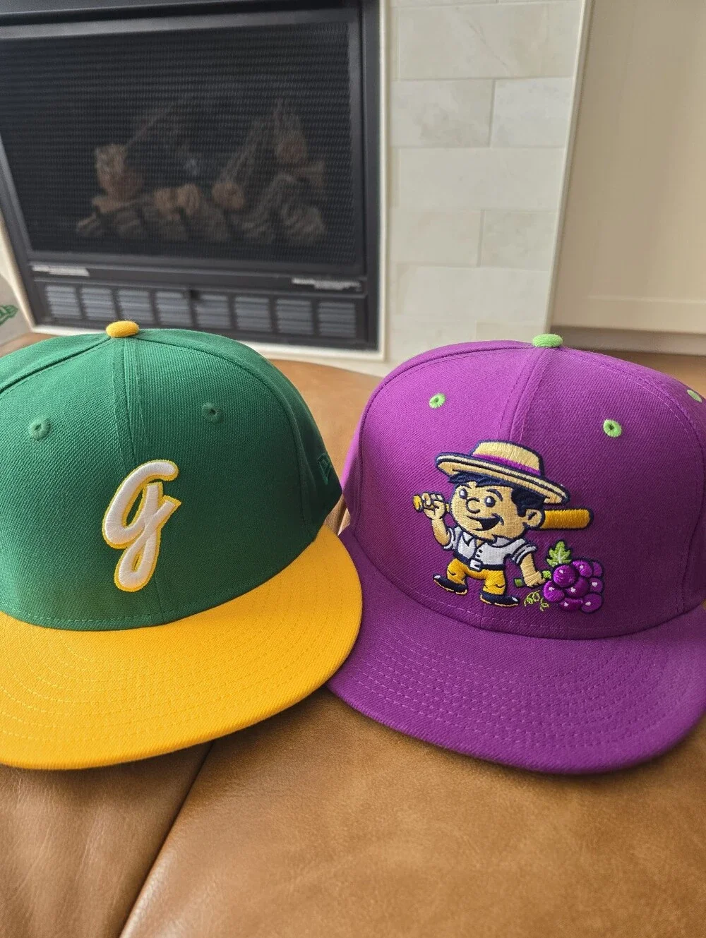 Lot Of 10 New Era 5950 MiLB Minor Leagues Hats Size 8